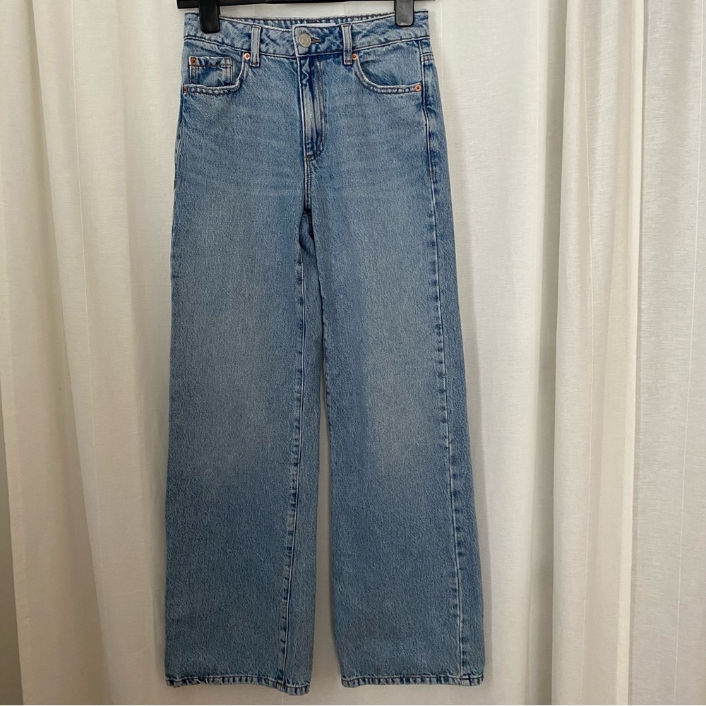GARAGE Women’s Blue Wide Leg Jeans Sz 24